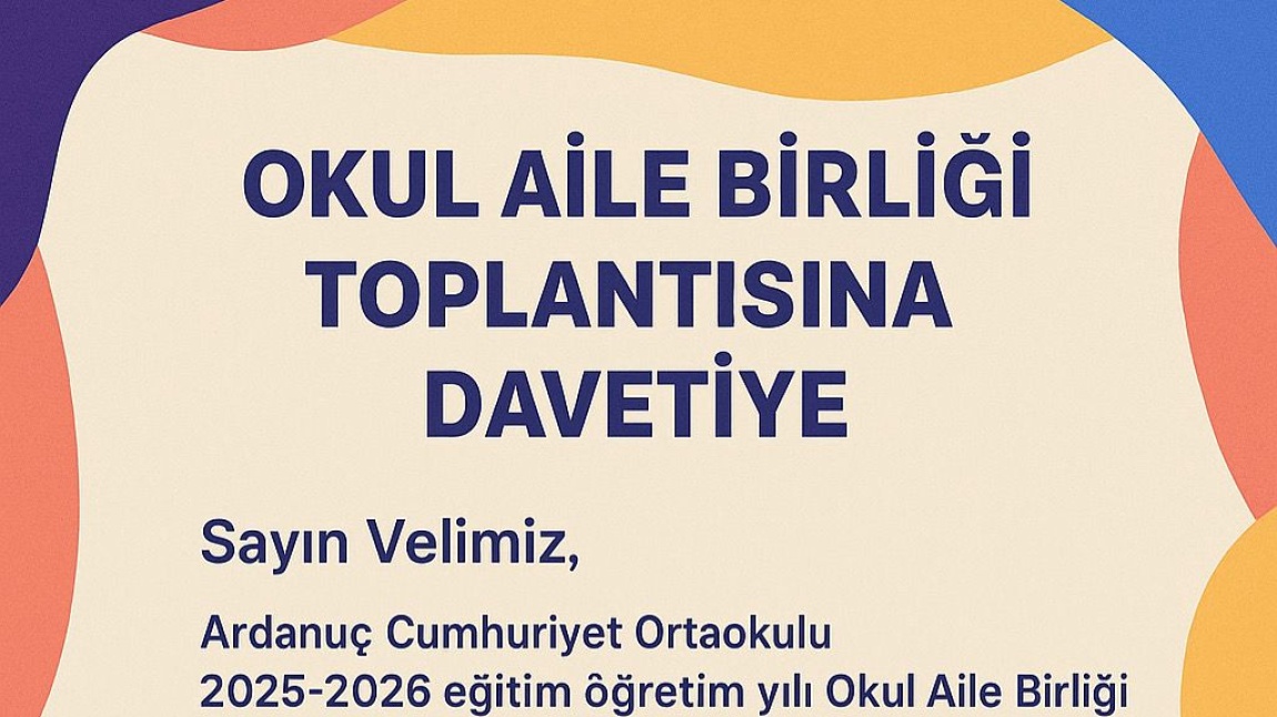 Okul Aile Birliği Toplantısı